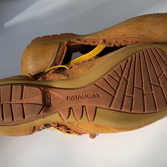 Pataugas leather & canvas flats strapped 37 - Picture 4 of 6